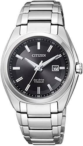 Citizen Reloj Analógico para Mujer de Cuarzo con Correa en Titanio EW2210-53E