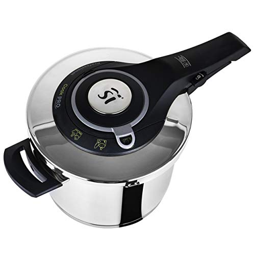 San Ignacio 22CM 6L Olla a presion 22 cm 6 L COOKPRO Acero Inoxidable, Multicolor