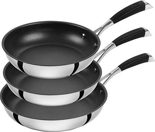Zwilling - Sartén 65249 by Cornelia Poletto, de acero 18/10, Acero 18/10. plástico, acero inoxidable, 20cm + 24cm + 28cm