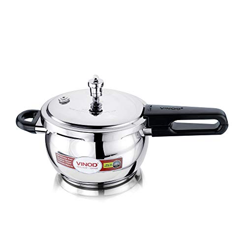Vinod Splendid Plus Handi olla a presión, acero inoxidable (2.64 cuartos de galón)