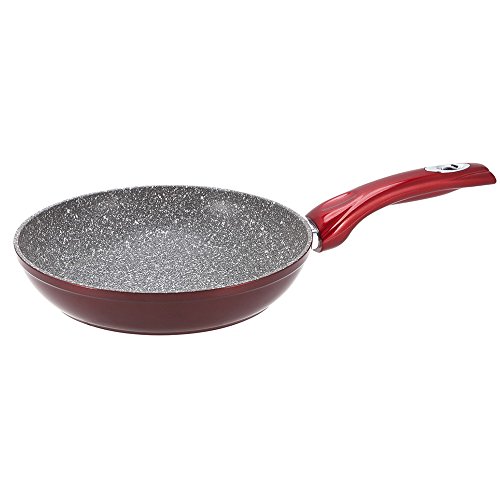 Bialetti 0 C3 Pa024 Sartén Emotion, 24 cm, Acero Inoxidable, Rojo, 50 x 40 x 5 cm