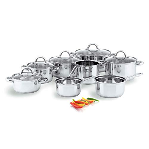 Quid Ottawa Bateria Acero Inoxidable 8 Piezas Acero