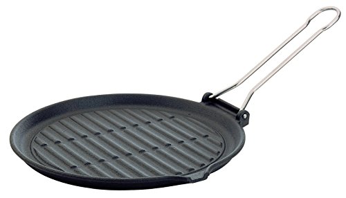 Ilsa Sartén Grill de Hierro Fundido esmaltado, Negro