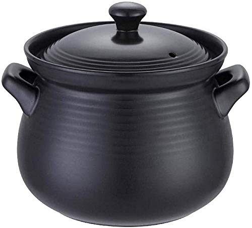 LBWARMB Cazuelas de Cocina Terracotta Stef Pot Clay Casserole Pot Casamic Casserole-Fast Car Calent Conducción, Calefacción Uniforme, Alta eficiencia y Ahorro de energía