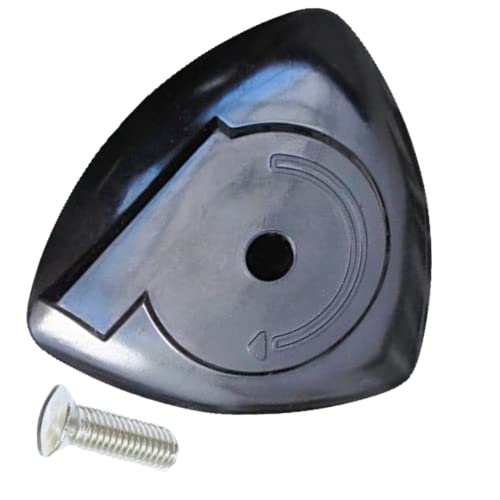 ALGOMAS® Pomo de olla adaptable a Magefesa tradicional con tornillo - Triangular - Olla express - Recambio para la tapa - 8 x 8 x 2.5 cm