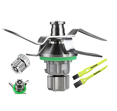 Italdos - Juego de cuchillos de cuchilla para Vorwerk Thermomix Bimby TM6 TM 6 en acero inoxidable mezclador de repuesto para robot cocina