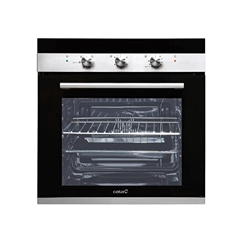 CATA CM 760 AS BK Horno multifunción, 2400 W, 50 litros, Acero Inoxidable, Negro