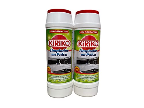 Limpiador con Cloro Activo • Limpiador en Polvo • Fórmula Mejorada para Una Limpieza Mejor • Desinfecta mas Profundamente • Ideal para Fregaderos Lavabos Inodors Bañeras Cocinas Sartenes Cacerolas