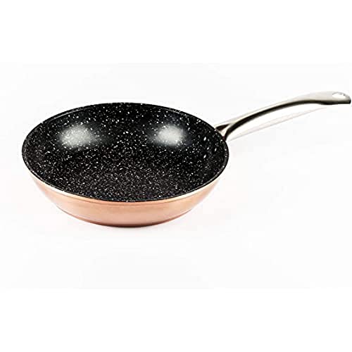 Vier 911-18 Sartén Aluminio Forjado, Color Cobre,Diámetro 18 cm, Full Induction. Antiadherente Tipo Piedra, sin PFOA