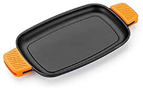 BRA Efficient Iron Parrilla Rectangular Lisa,, 35 cm