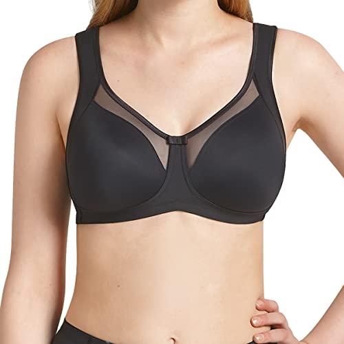 Camiseta mujer Anita sujetador confort Clara, talla única. 75B, negro (negro 001)