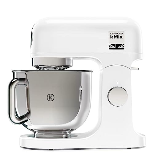 Kenwood KMX750AW Amasadora planetaria, 1000 W, 61 decibel, acero, plástico, blanco
