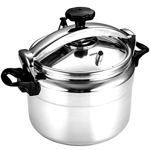 FAGOR Chef Extremen – Olla a presión rápida de 15 L, fabricada en aluminio extra grueso, uso profesional, 3 sistemas de seguridad, junta de silicona médica para una mayor duración. NO APTA INDUCCIÓN