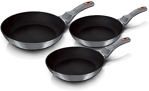 Berlinger Haus BH-6169F - JUEGO DE SARTENES - 3 PIEZAS - COLECCIÃ“N MOONLIGHT