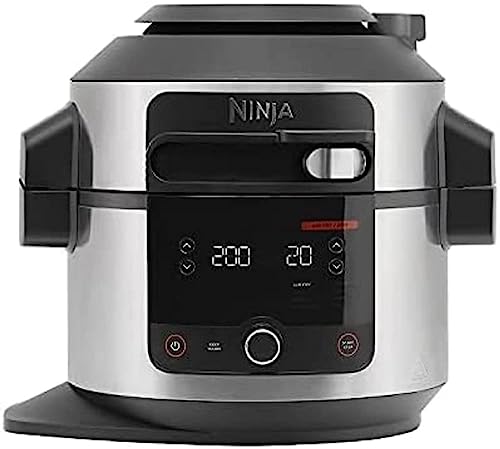 Olla Multifunción SmartLid (tapa inteligente) 11 en 1 Ninja Foodi (6 l) [OL550EU] olla a presión, freidora de aire