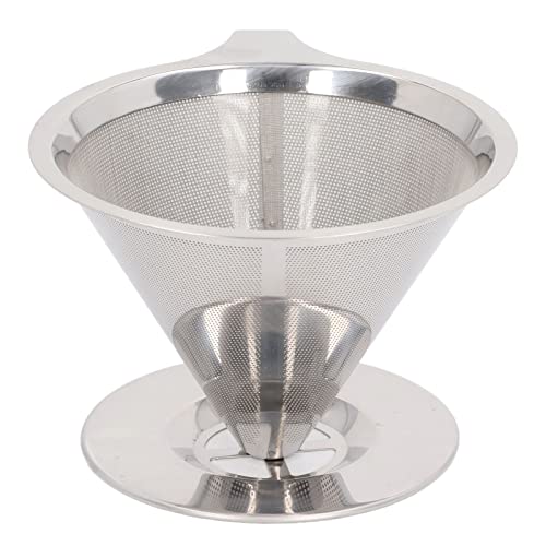 Jeanoko Gotero de Café, Filtro de Café de Goteo Lento, Filtrado Efectivo de Acero Inoxidable 304, Bellamente Diseñado para el Hogar