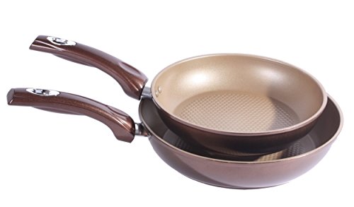 Bialetti y0biset001 Sartenes Energy, 24/28 cm, Aluminio, Oro, 50 x 40 x 5 cm