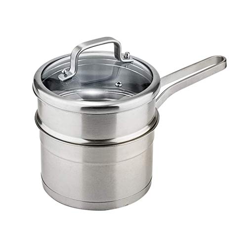 Juego de vaporera y hervidor doble de acero inoxidable Nologo, utensilios de cocina al vapor, olla, cacerola, caldera multicapa