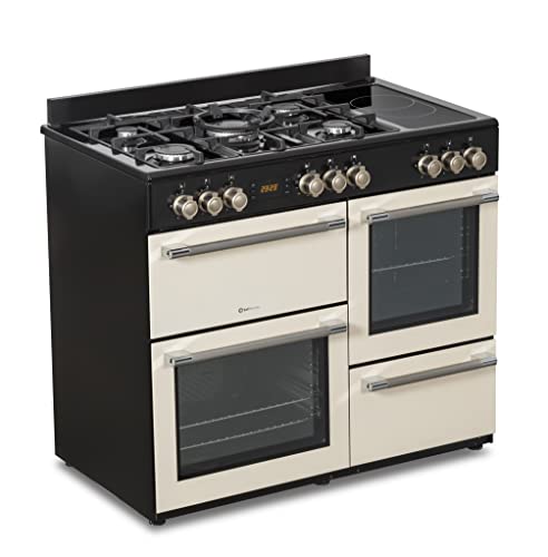 SOLTHERMIC RANGE3HOR COCINA MIXTA PROFESIONAL / 5 FUEGOS GAS 2 VITRO / 3 HORNOS/TEMPORIZADOR Y TURBO/ENTREGA A DOMICILIO Y RETIRADA DEL USADO GRATIS