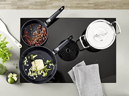 Fissler Ievital Comfort Sartén de aluminio revestida (24 cm de diámetro), antiadherente, efecto perla de primera clase, inducción