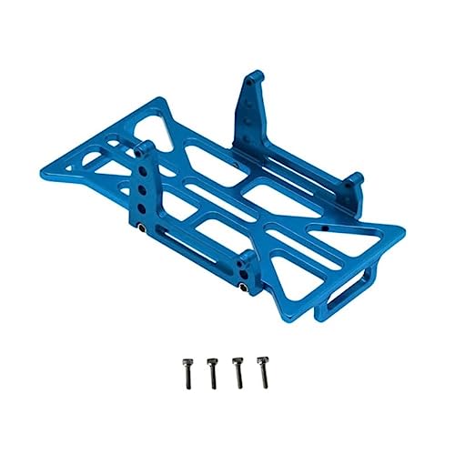 XZEIT Soporte de Bandeja de batería de Metal Coche trepador de Control Remoto Accesorios de Piezas de Mejora de Marco, Axial SCX24 90081 AXI00001 1/24 (Color : Blauw)
