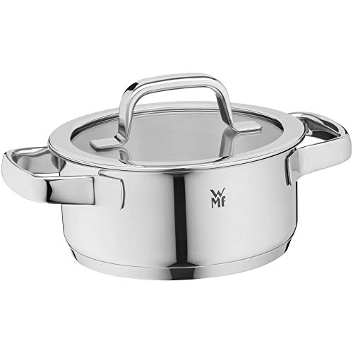 WMF 788246380 Olla de 24 cm, Material: Acero Inoxidable Cromargan 18/10, Apto para lavavajillas, Horno, fácil de Limpiar, Neutral en Sabor ácidos. Resistente al Calor hasta 250 °C (con Tapa 180 °C)