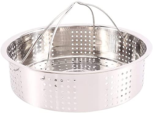 BERTY·PUYI Cesta De Vapor para Olla A Presión De Olla Instantánea, Cesta De Vapor De Acero Inoxidable, Olla De Vapor con Olla Instantánea-21cm