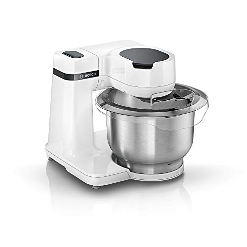 Bosch MUM Serie | 2 - Robot de cocina, potencia de 7000 W, 4 velocidades, color blanco