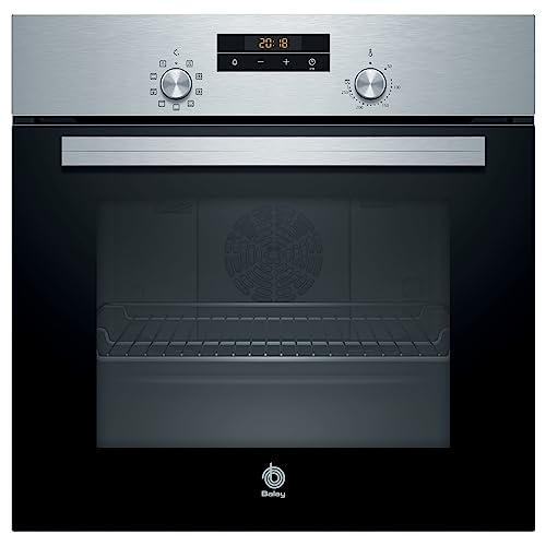 Balay 3HB2031X0 - Horno Eléctrico, 60x60 cm, Capacidad 66 L, Color Negro y Acero Inoxidable