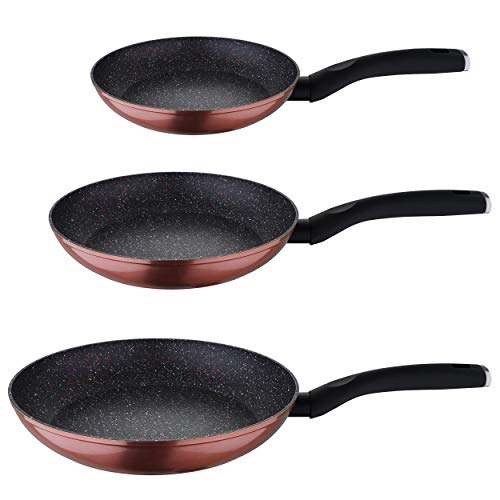 San Ignacio Q3063 Set 3Pcs Sartenes Venus, Aluminio Forjado, Multicolor