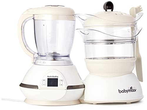 Babymoov procesador de alimentos para bebés Nutribaby classic, color crema