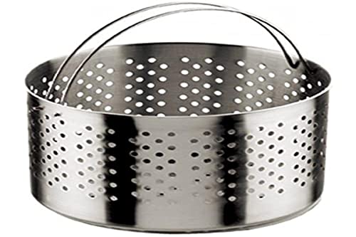 Inoxibar 50211 con soporte - cesta inox escurridor 21 cm.
