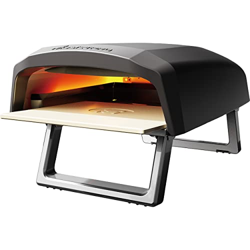 MasterPro Napoli | Horno para Pizza | Horno de Gas Portátil de Rápida Cocción Hasta 500ºC | Pizzas Listas en 60 Segundos | Con Bolsa de Transporte y Bandeja de Piedra Incluidas