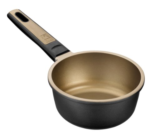 BRA - Cazo, Aluminio Fundido con Antiadherente Teflon Select, aptas para Todo Tipo de cocinas incluida inducción, Terra 16 cm