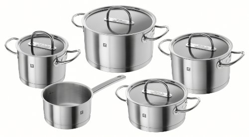 Zwilling batería de cocina 5-unidades Caja de batería de cocina de acero inoxidable Prime
