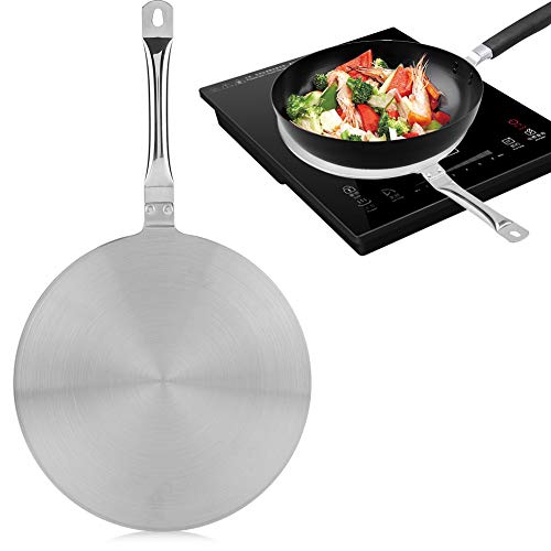Difusor de calor - Placa de difusor de inducción Convertidor de calor de acero inoxidable para cocina de inducción eléctrica de gas Suministro doméstico(20cm)