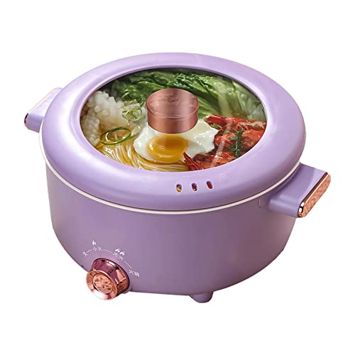 Rosvola Olla Eléctrica, Olla Caliente Eléctrica 3 Modos de Temperatura 3.5L para la Familia, Hotel, Estudio(Olla eléctrica con Tapa)