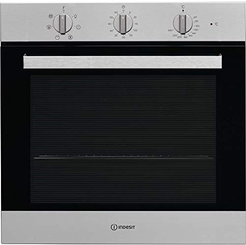 INDESIT Horno IFW6530IX Multi A INOX, 1 W, 1 Cubic_Centimeters, Metal, Blanco