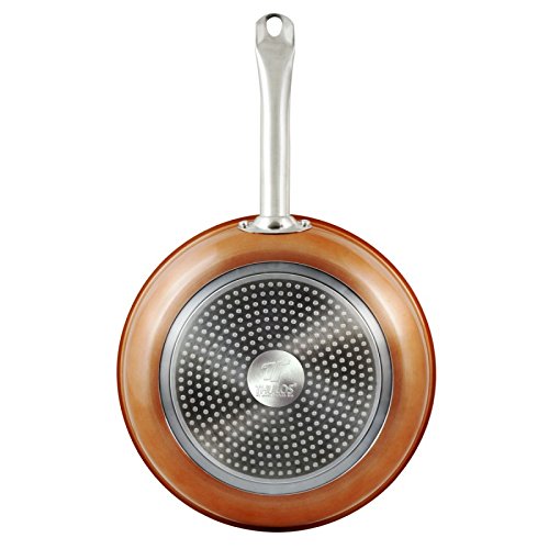 TH-CFP28 SARTEN DE Cobre 28CM 5 EN 1 SALTEA CUECE HIERVE Frio Y HORNEA Antiadherente