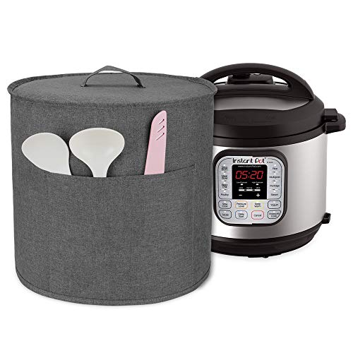 Luxja Cubierta a Prueba de Polvo para Instant Pot IP - DUO60, Gris