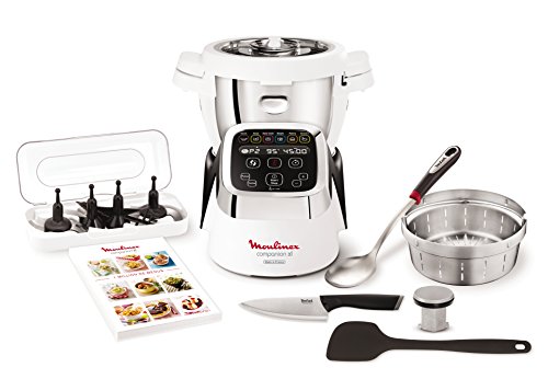 Moulinex HF806E10 - Robot olla multifunción con instrucciones y recetario en Francés