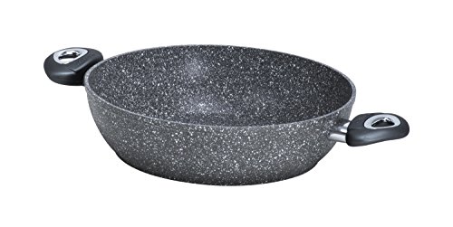 Aeternum Bialetti Y0C6T20240 Petravera Madame - Sartén (Aluminio, 24 cm), Color Gris