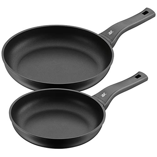 WMF PermaDur Excellent - Set de 2 sartenes 24 y 28cm, de aluminio fundido, con antiadherente para todo tipo de cocinas incluido inducción
