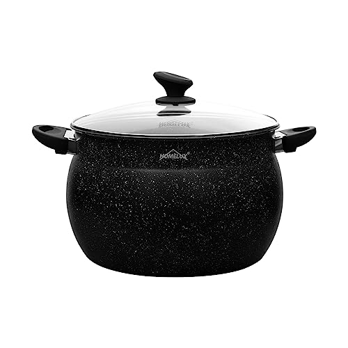 Homelux - Olla para inducción (26 cm, revestimiento antiadherente, 10 L, para todo tipo de fuegos)