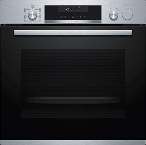 Bosch Electrodomésticos HRA518BS1 Serie 6 - Horno con vapor empotrable, 60 x 60 cm, acero inoxidable Clase A