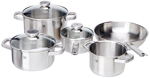 Zwilling Batería de Cocina, Acero Inoxidable, Gris