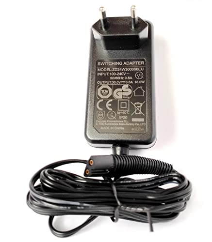 TOP CHARGEUR * Adaptador Alimentación Cargador Corriente 30V Reemplazo Recambio Aspiradora Escoba Cecotec Conga Rockstar 500 X-Treme Model Rockstar 500