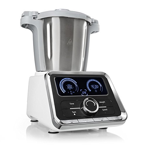 Klarstein GrandPrix & # x2022; Robot de cocina, color plateado