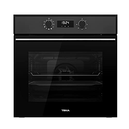 Teka HSB 630 - Horno Multifunción Pirolítico de 60 cm, Función Pirólisis, Sistema de Limpieza HydroClean® PRO, 8 Funciones de Cocinado, Color Negro