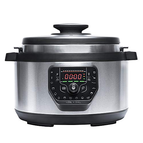 Cecotec Olla Programable GM Modelo H Ovall. 1000 W, Programable 24 horas, Capacidad 8 Litros, Sistema de cocción inteligente,Temperatura y Presión ajustable